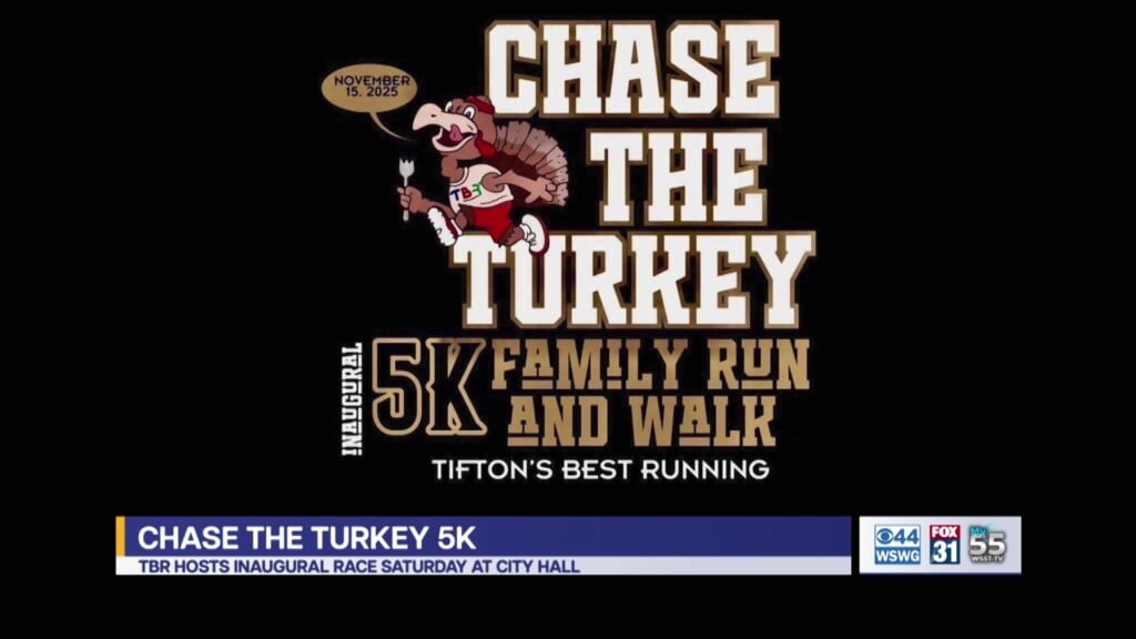 Tifton Best Running Inaugural Chase The Turkey 5k Race