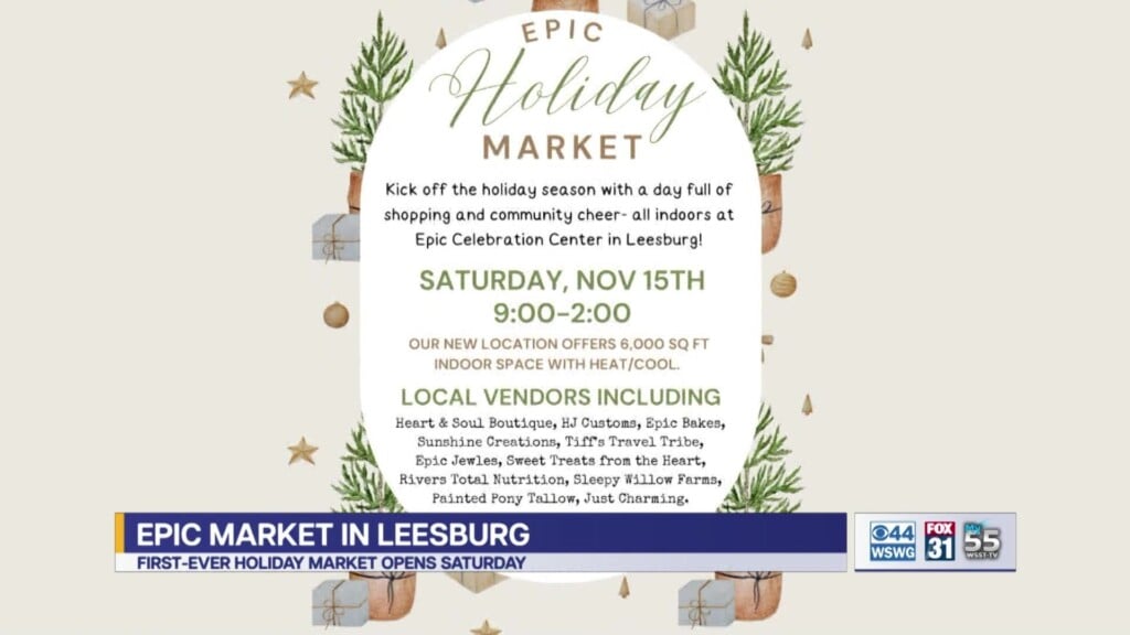 Leesburg First Ever Epic Holiday Market