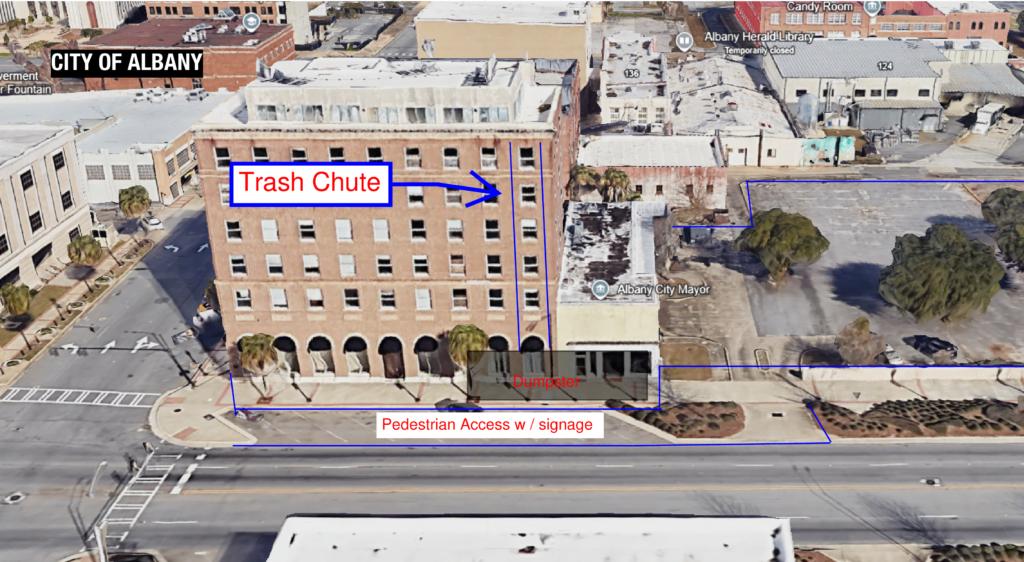 W Broad Avenue Sidewalk Closed For Construction