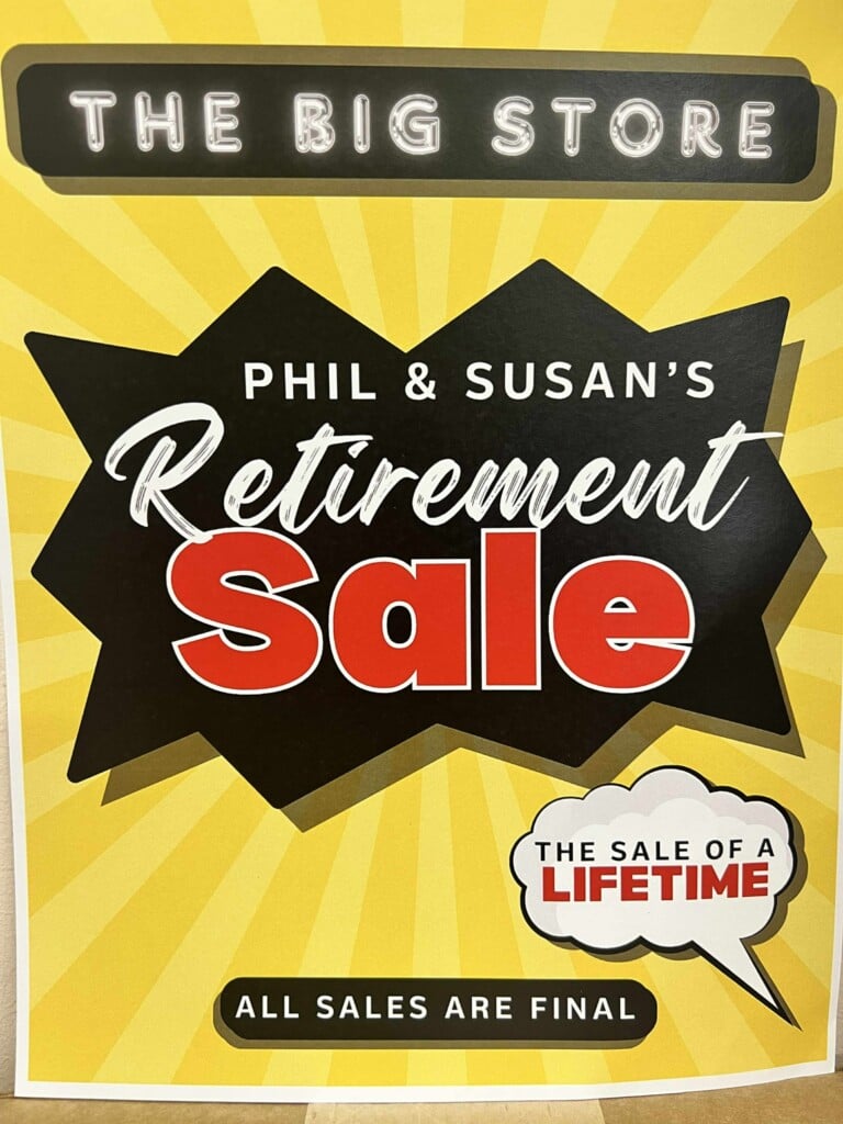 Phil Susans Retirement Sale