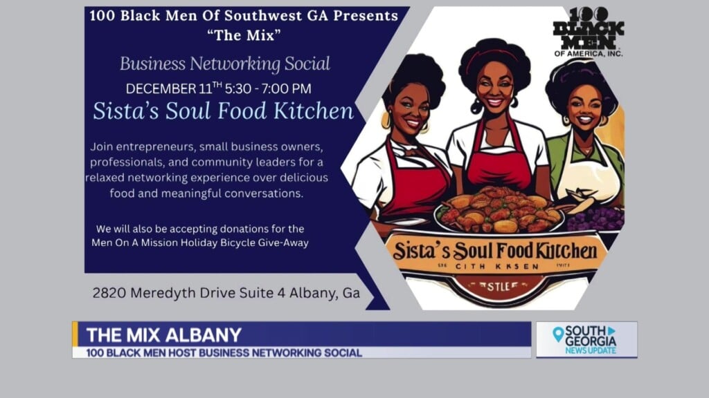 100 Black Men Of Swga The Mix Social Networking Event At Sista's Soul Food Kitchen