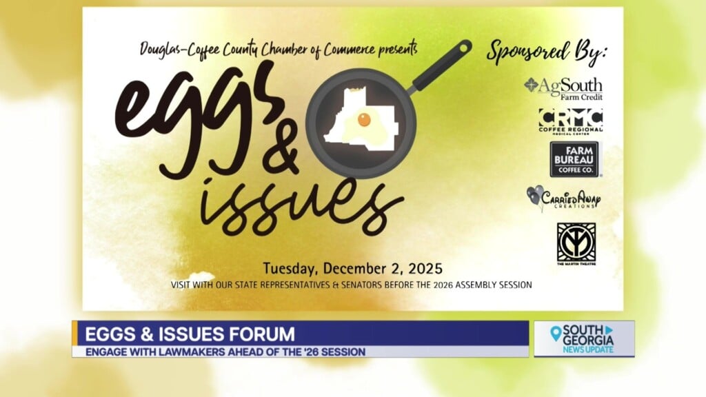 Douglas Coffee Chamber Of Commerce Eggs & Issues Community Forum