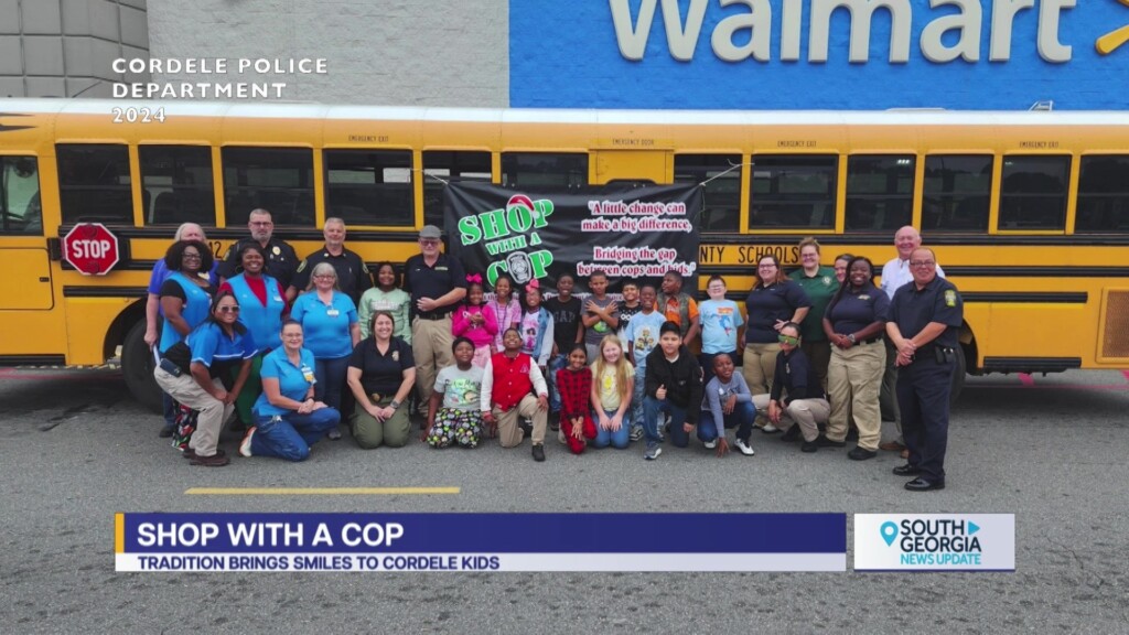Cordele Police Department Shop With A Cop Event