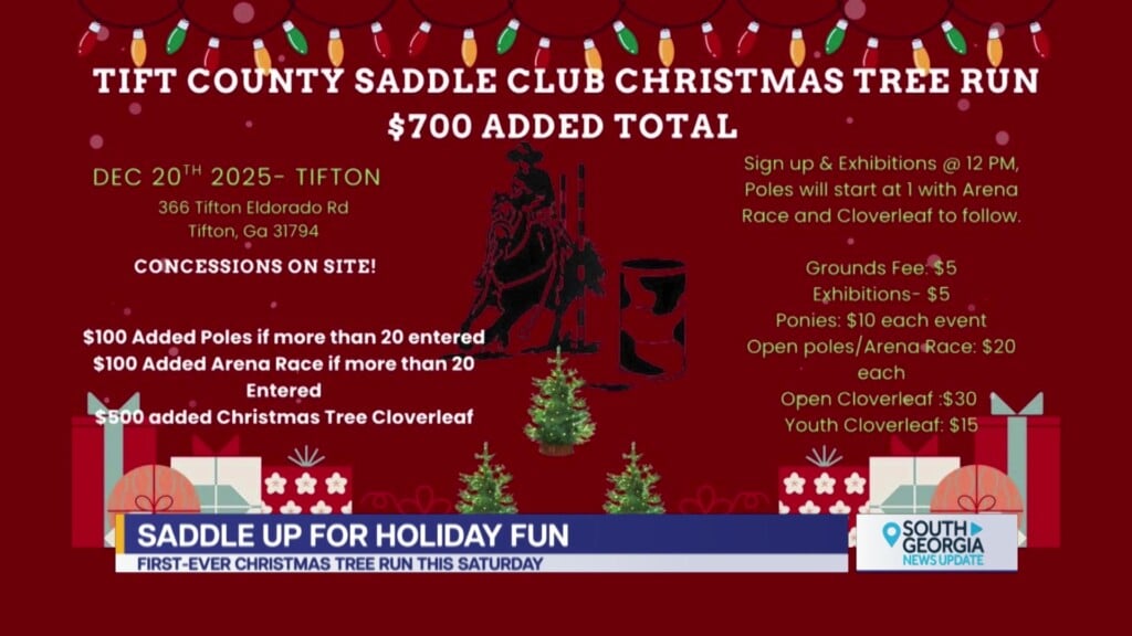 Tift County Saddle Club First Ever Christmas Tree Run
