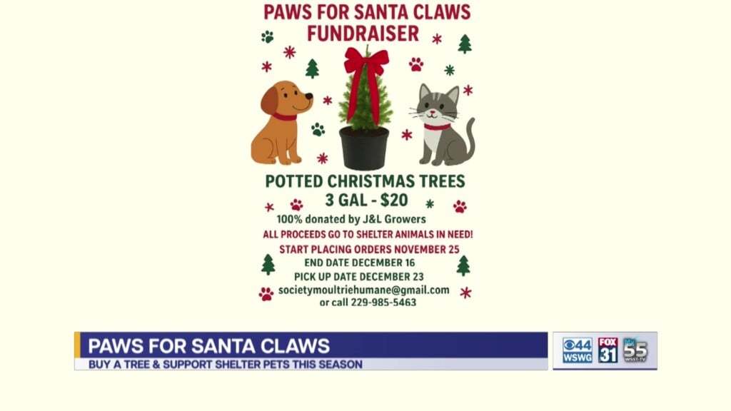Humane Society Of Moultrie & Colquitt Co Paws For Santa Claws Fundraiser