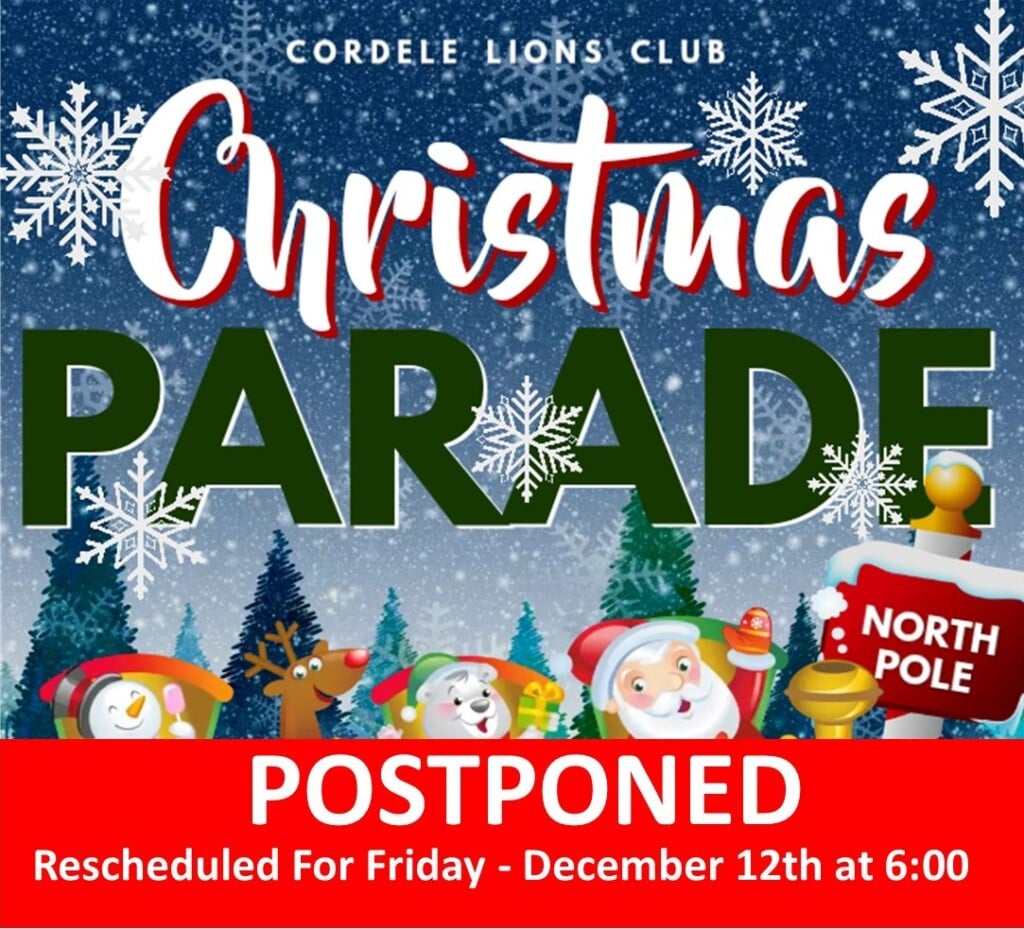 Cordele Lions Club Candyland Christmas Parade Postponed To Friday December 12th