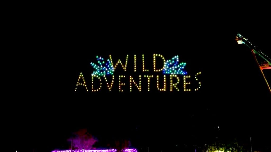 B Roll Holiday Horizon Drone Show