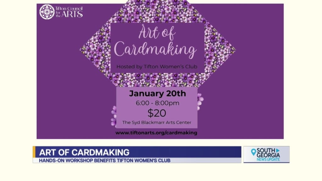 Tifton Women’s Club Hosts Art Of Cardmaking Class