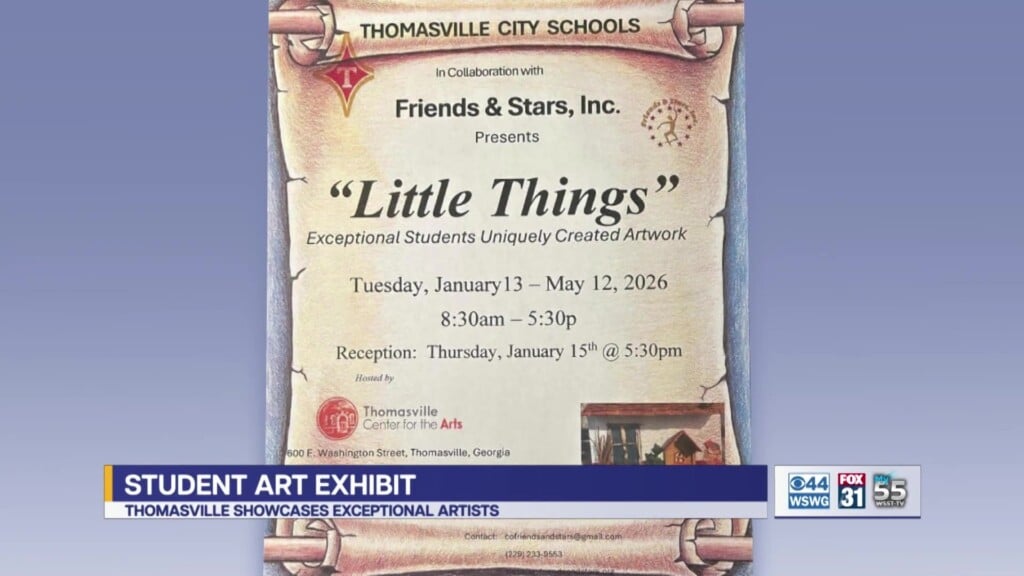 Little Things Exceptional Students Uniquely Created Artwork Thomasville Center For The Arts
