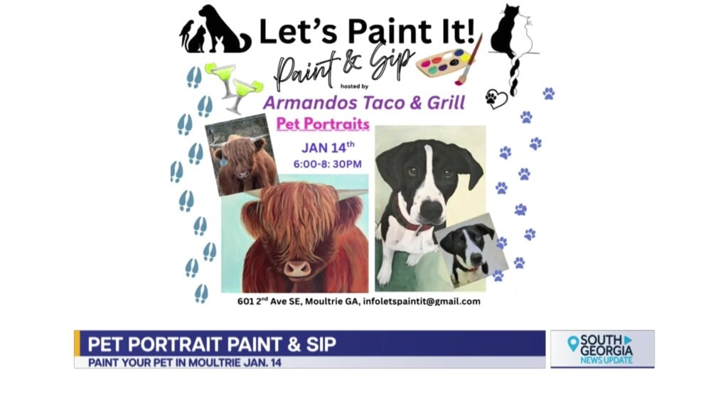 Let’s Paint It! Pet Portrait Paint & Sip At Armandos Taco & Grill