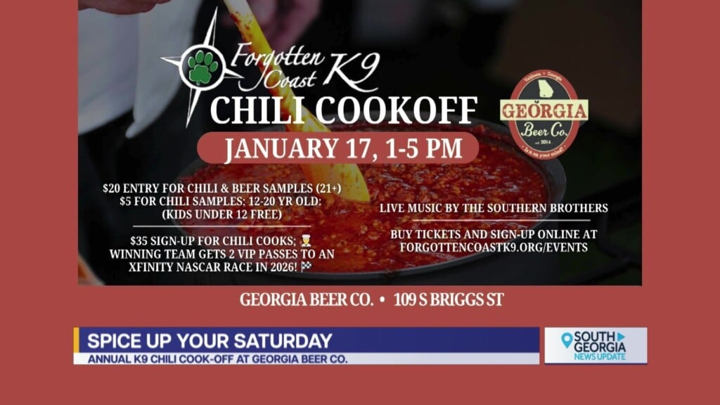 Third Annual Forgotten Coast K9 Chili Cook Off & Beerfest Valdosta