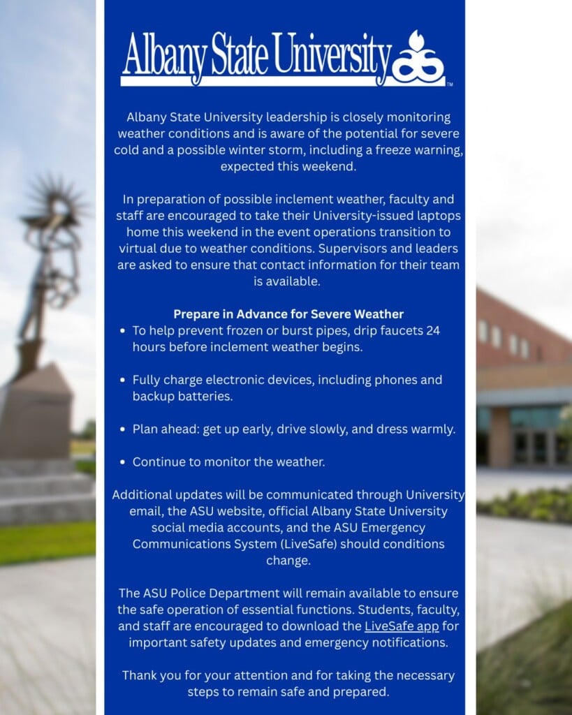 Asu Monitoring Weather Conditions