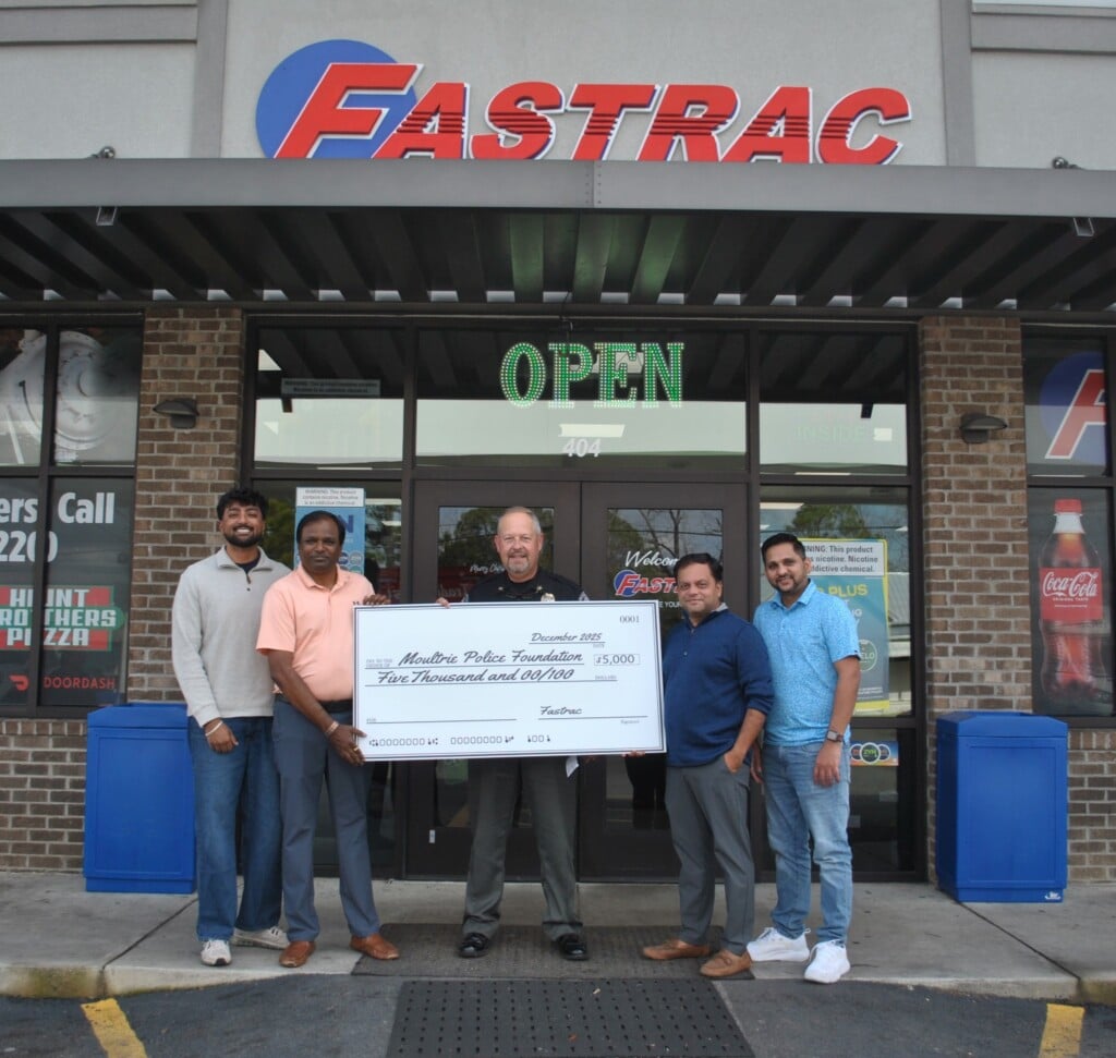 Local Business Leaders Invest In Community Through 5000 Donation To Moultrie Police Department Foundation