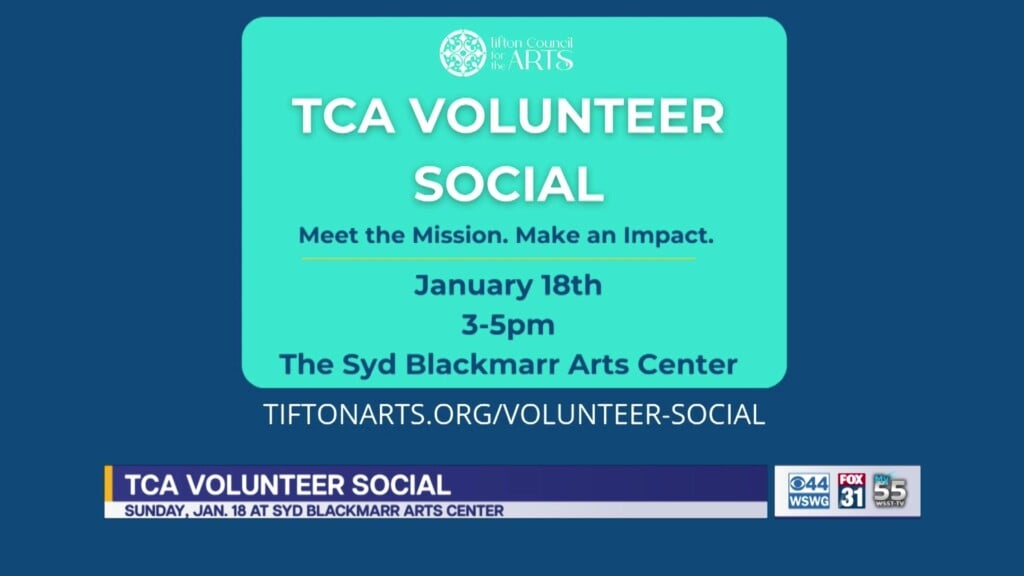 Tifton Council For The Arts Volunteer Social
