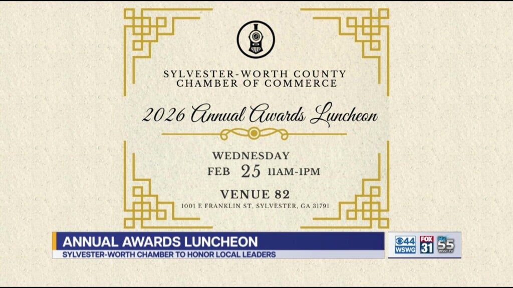 Sylvester Worth Chamber To Host 2026 Annual Awards Luncheon