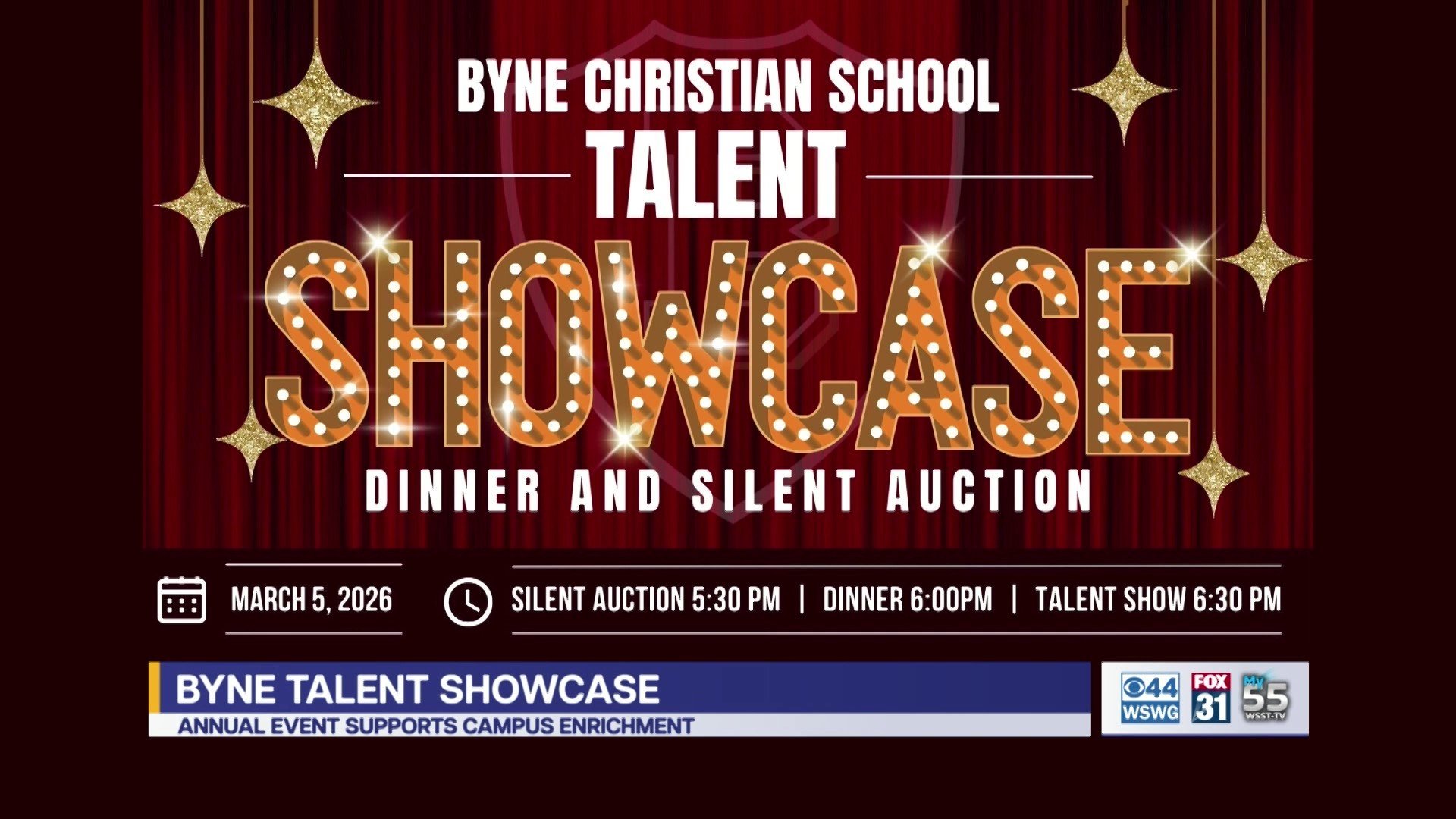Byne Christian School to host 4th Annual Talent Showcase and Silent Auction in Albany