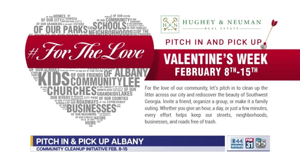 Hughey & Neuman Real Estate “pitch In And Pick Up #fortheloveofalbany” City Wide Cleanup Event
