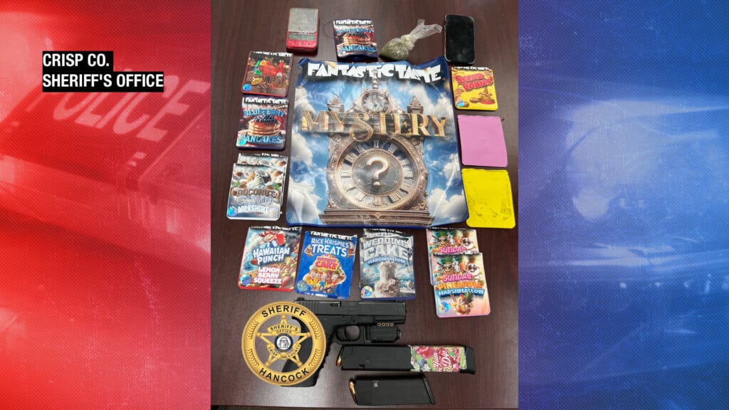 Stolen Firearm Illegal Drugs Recovered During Crisp Co Traffic Stop