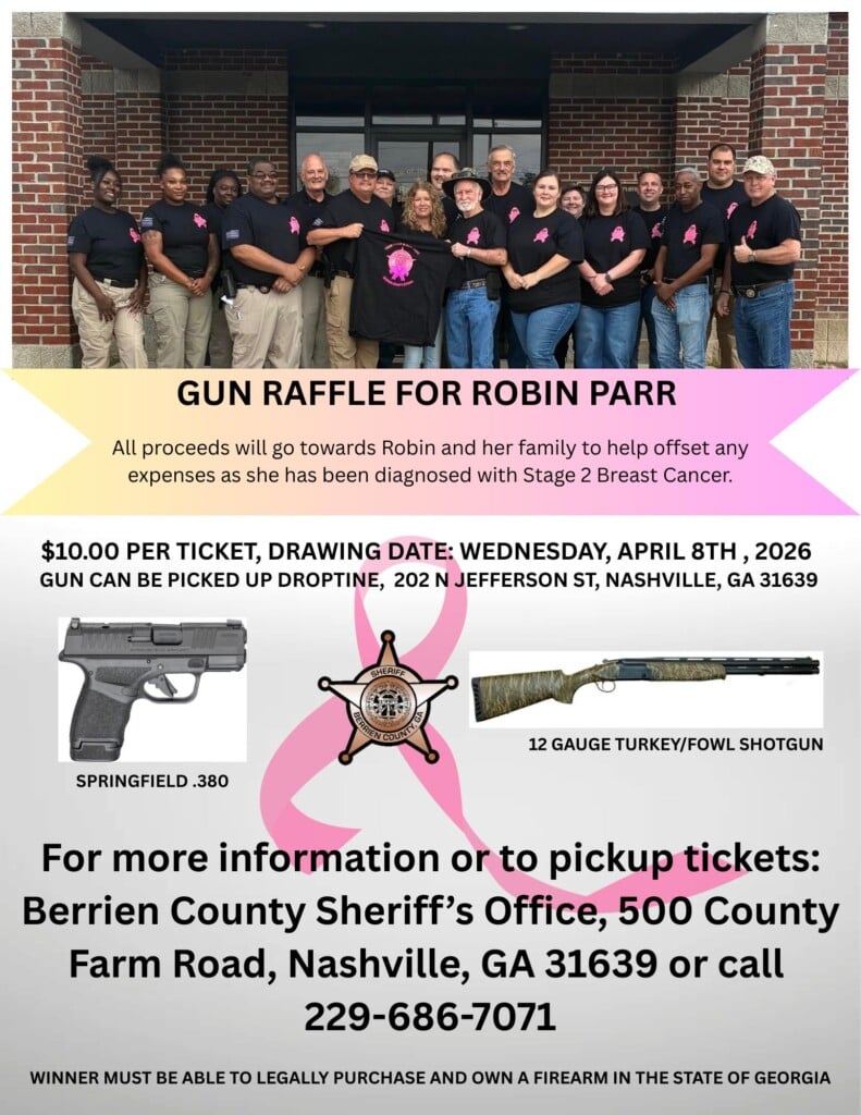 Gun Raffle For Robin Parr