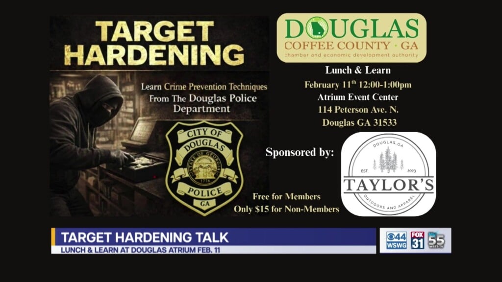Douglas Coffee Chamber Target Hardening Lunch & Learn