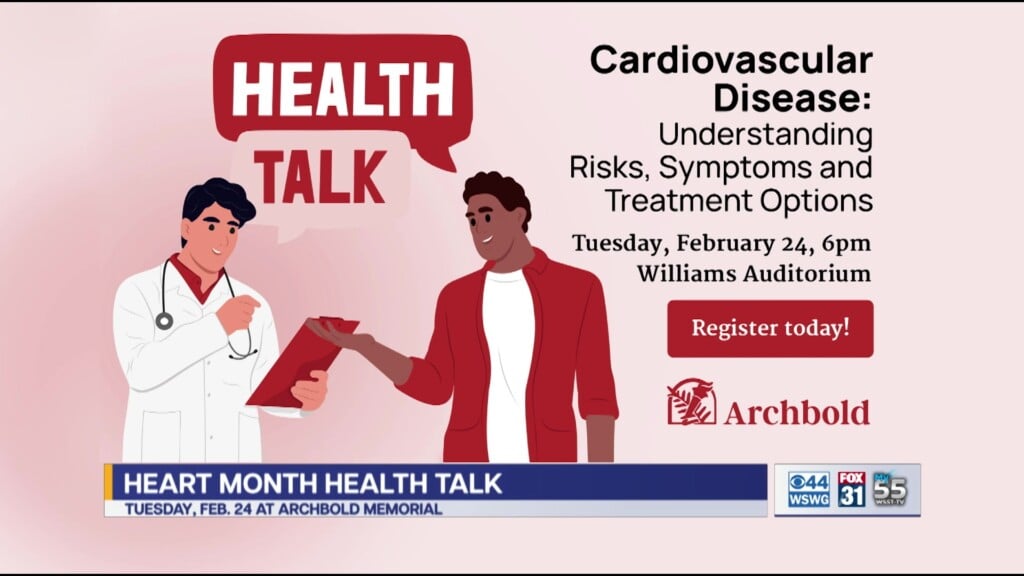 Archbold Memorial In Thomasville Free Heart Health Talk