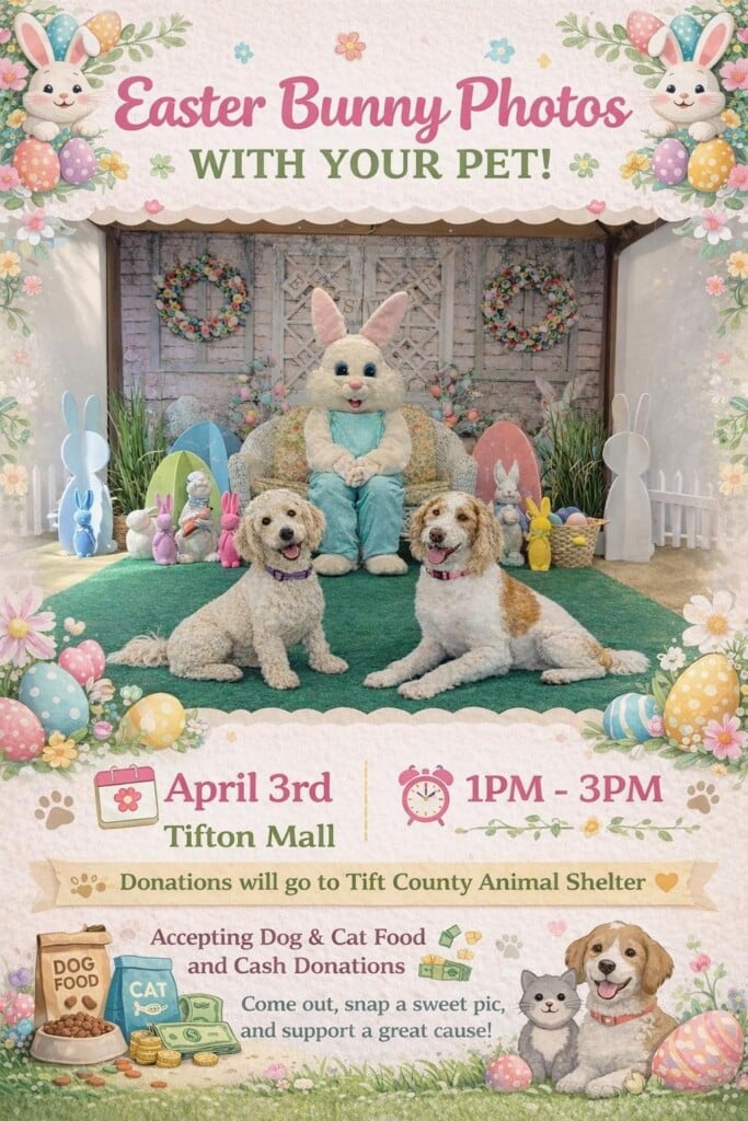 Tift Animal Shelter Easter Bunny Photos