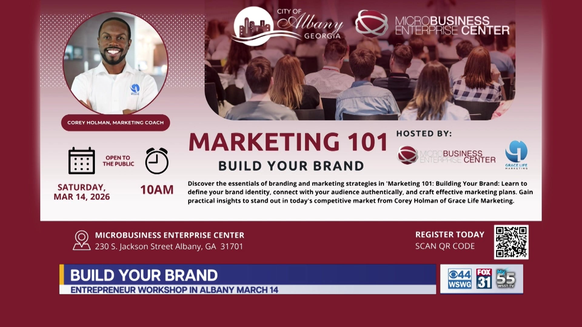 Albany Microbusiness Center to host Marketing 101: Building Your Brand Workshop March 14