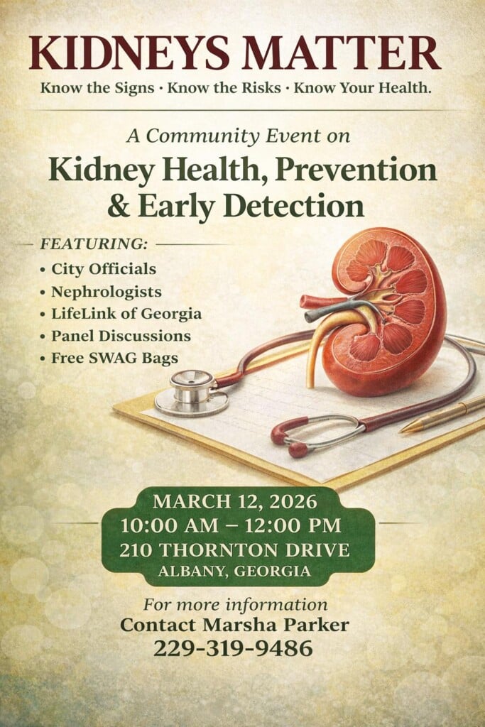 Dougherty Co Kidneys Matter Community Event
