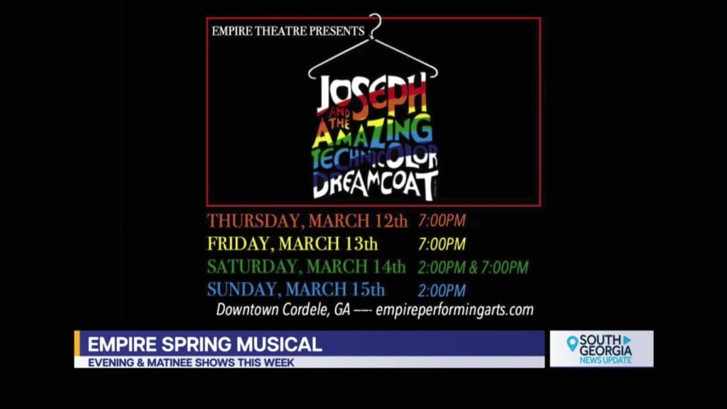 Cordele Empire Theatre Presents Joseph And The Amazing Technicolor Dreamcoat