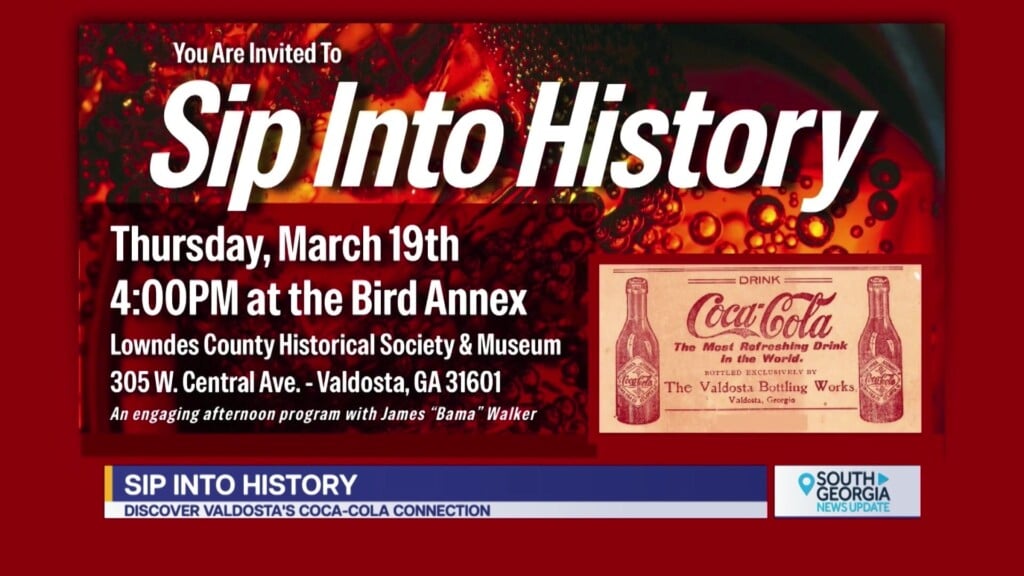 Valdosta Lowndes County Sip Into History