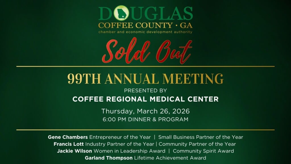 Douglas Coffee 99th Annual Meeting Sold Out