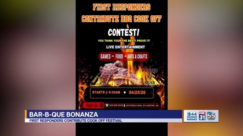 Sylvester First Responders Contribute Bbq Cook Off