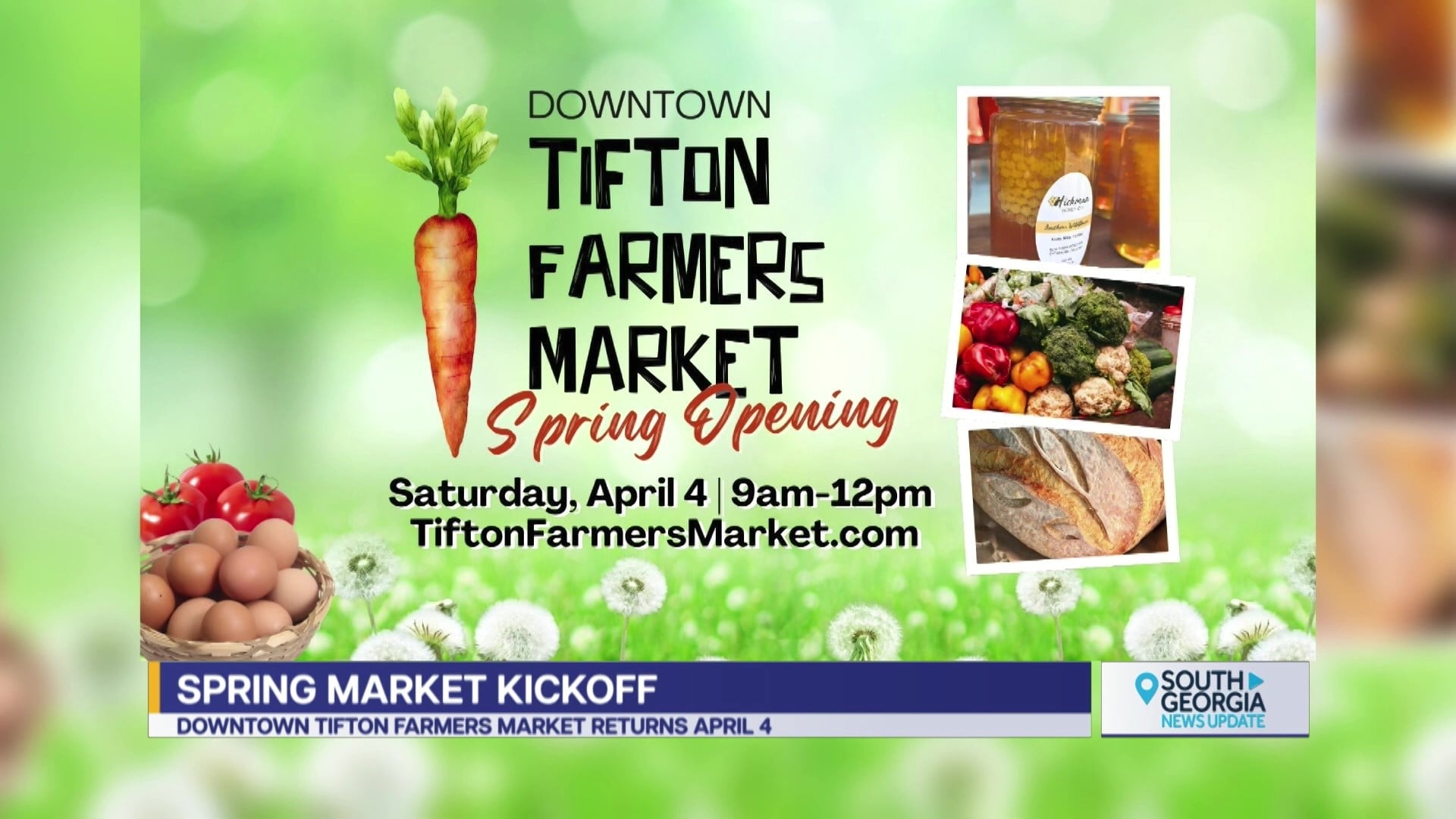 Tifton Farmers Market to kick off Spring season April 4