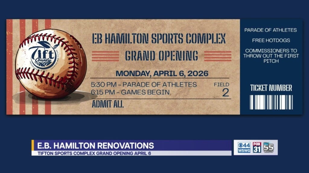 Tifton Grand Opening Of The Renovated E.b. Hamilton Sports Complex