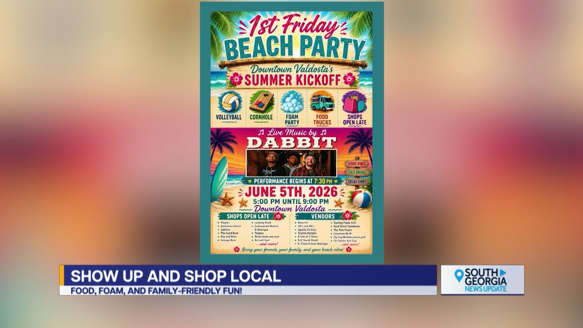 Downtown Valdosta Will Be Beach Front Property This Friday