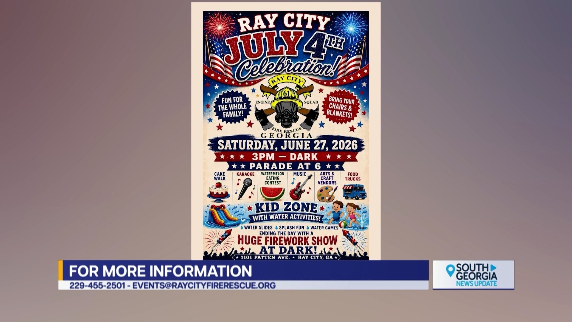 Ray City Brings in Its 4th of July Celebration With a Bang Saturday