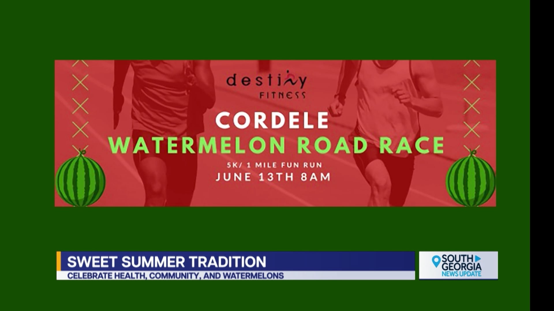 Watermelon Festival 5K and Fun Run in Cordele June 13th