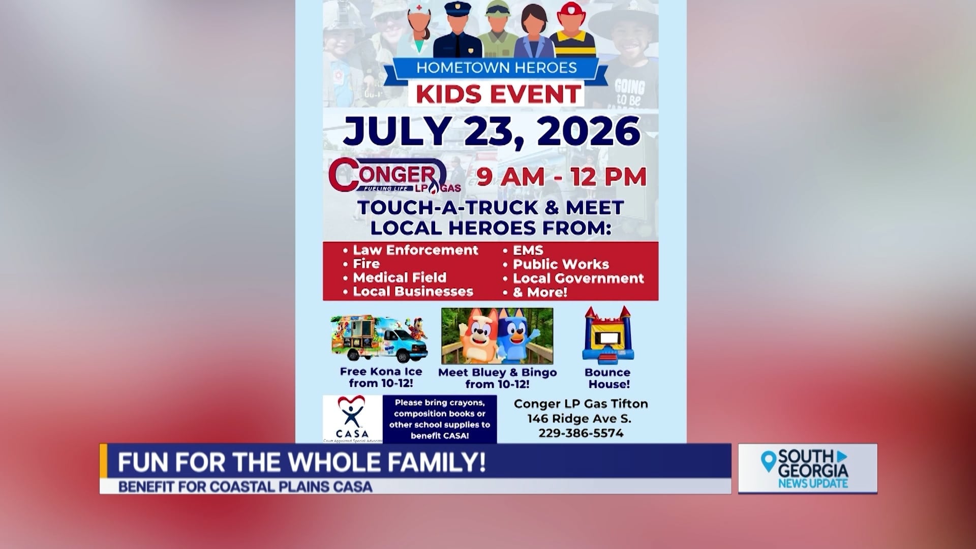 Kids Can Meet Their Favorite Hometown Heroes in Tifton Thursday