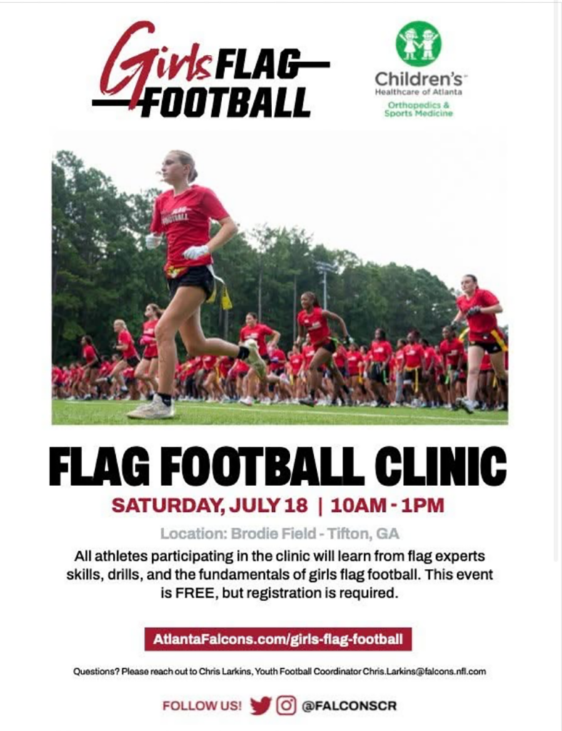 Falcons Girls Flag Football Camp