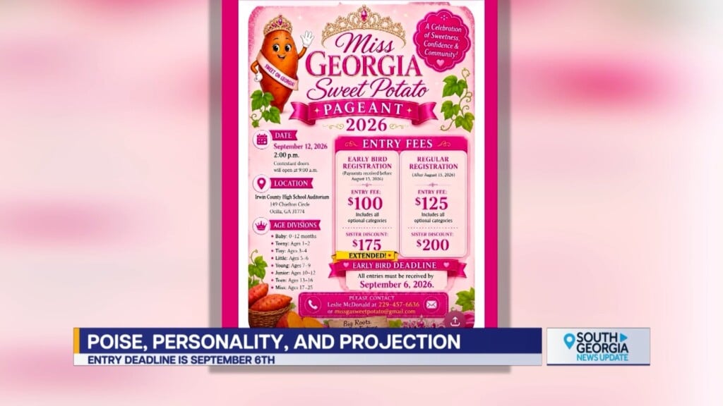 Ocilla Miss Ga Sweet Potato Pageant