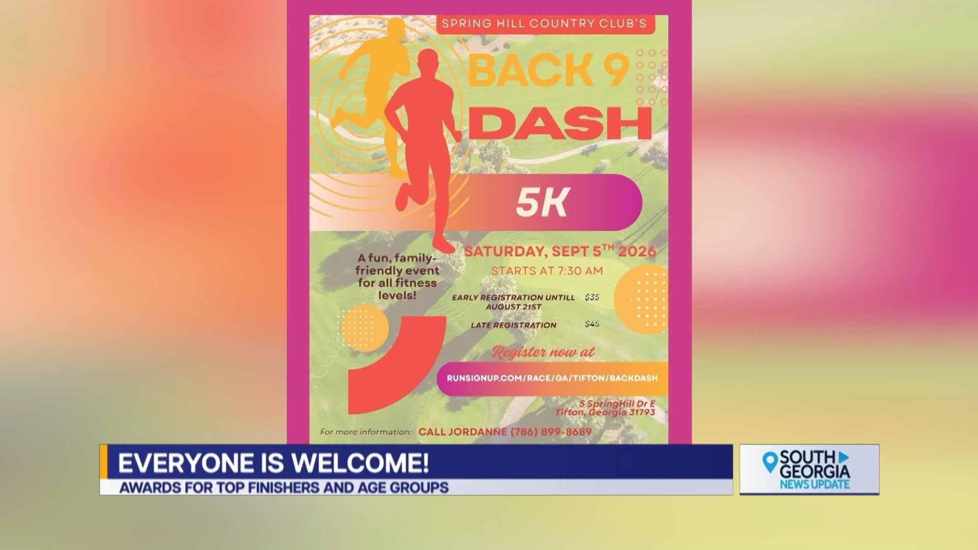 Springhill Country Club Back 9 Dash 5K Saturday Morning