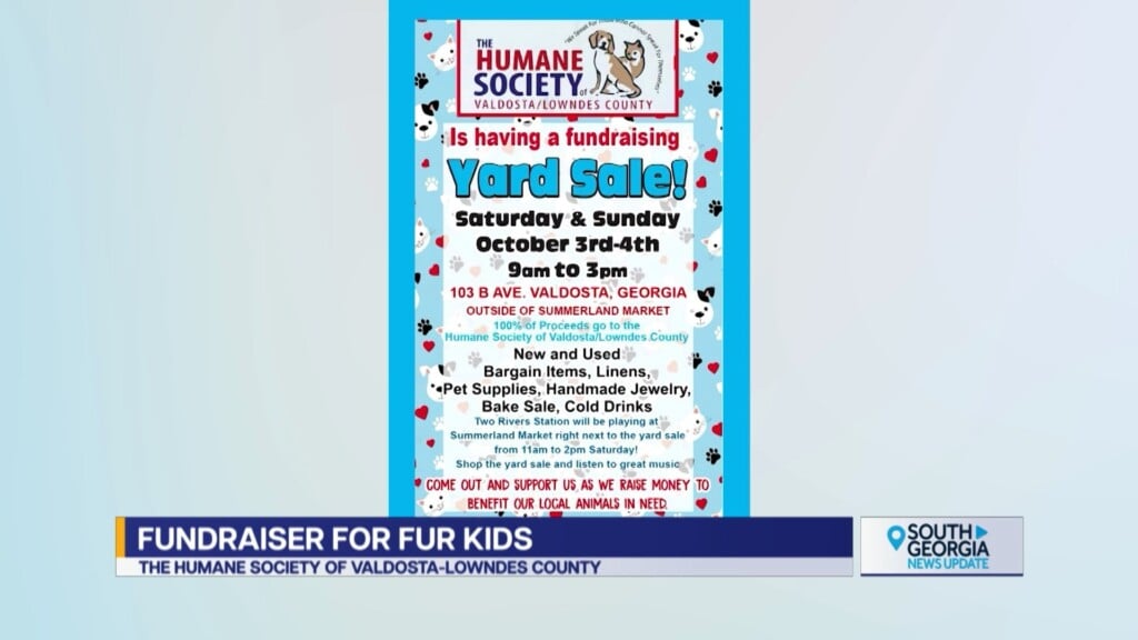 Valdosta Humane Society Yard Sale 1003