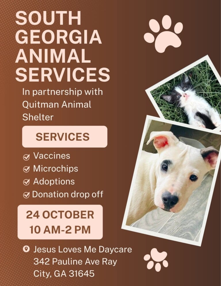 South Ga Animal Services Vaccine Clinic 1024
