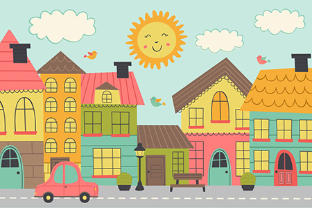 Cute Neighborhood 98029770 S