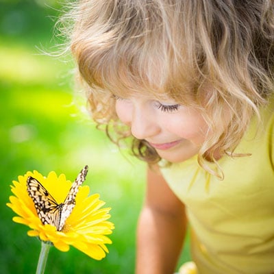 Girl Flower Butterfly 36423119 S