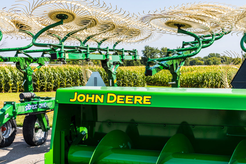 Indianapolis Circa August 2017: John Deere Dealership. Deere Manufactures Agricultural, Construction, And Forestry Machinery V