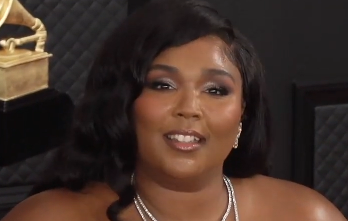 200126 Lizzo On The 2020 Grammys Red Carpet