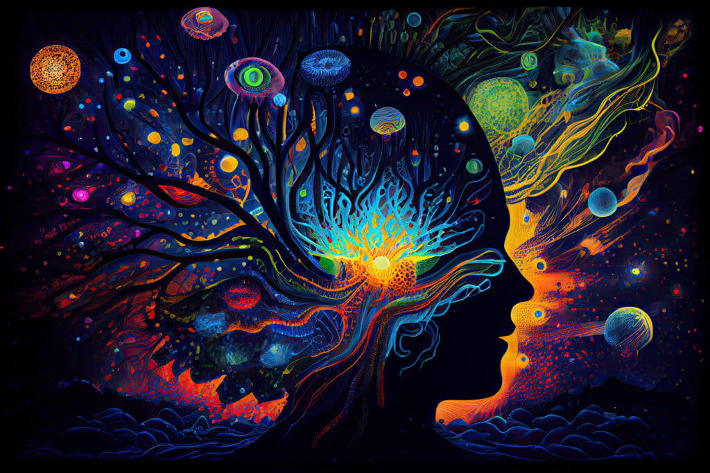 Multiverse Connected Through A Nervous System Trippy Psychodel
