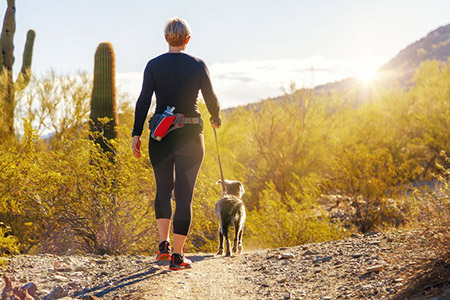 Hiking Woman Dog 99224021 S