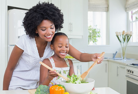Vegetarian Family Mother Daughter 46071039 S